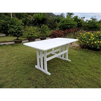 Acacia Rectangular Dining Table - Outdoor Patio Table - Weather Resistant Wood Table - 32