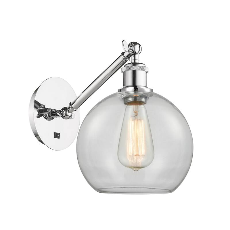 Innovations Lighting 317-1W-14-8 Athens Sconce Athens 14" Tall Wall