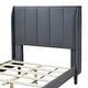 preview thumbnail 38 of 72, Twin/Full/Queen Size Velvet Upholstered Platform Bed Frame with Headboard and Wooden Slats Support, No Box Spring Needed