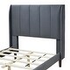 preview thumbnail 9 of 23, Twin Upholstered Bed with Headboard