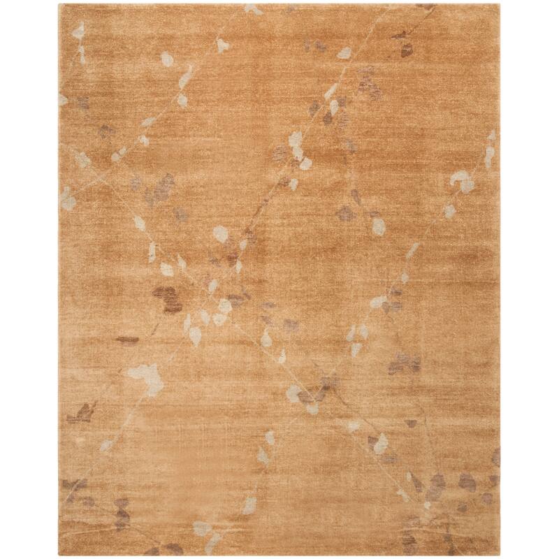 Martha Stewart by SAFAVIEH Trellis Wool Rug - 8'6" x 11'6" - Amber
