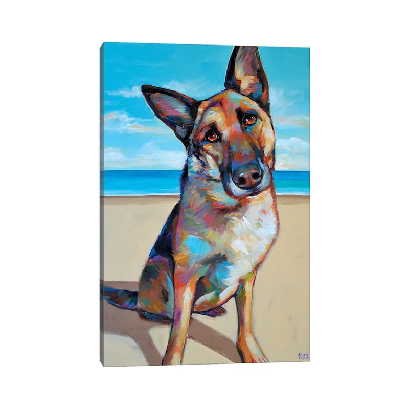 iCanvas "German Shepherd" by Robert Phelps Canvas Print
