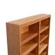 preview thumbnail 14 of 15, Concepts in Wood Double Wide Wood Bookcase, 12 Shelf, 84 inch Tall