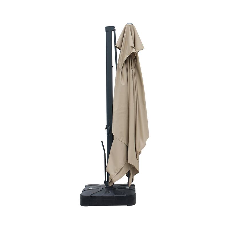 13-Ft Aluminum Dual-Roof Cantilever Umbrella