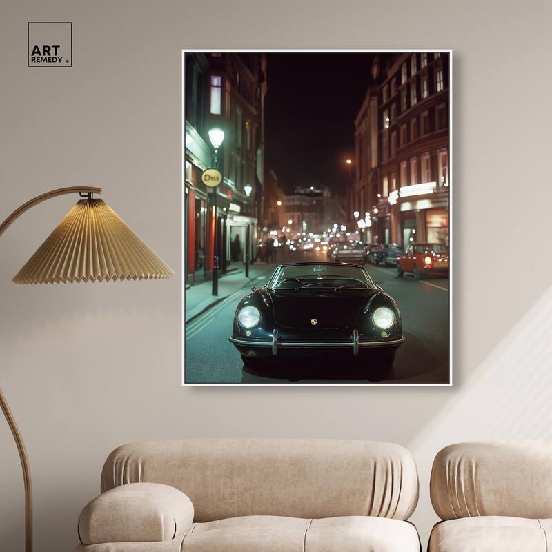 Night Roadster Canvas by Art Remedy