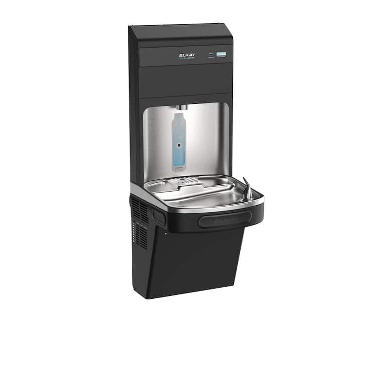 Elkay LZS8WSBPRO-UV Elkay Pro Filtration Bottle Filling Station and - Black Stainless