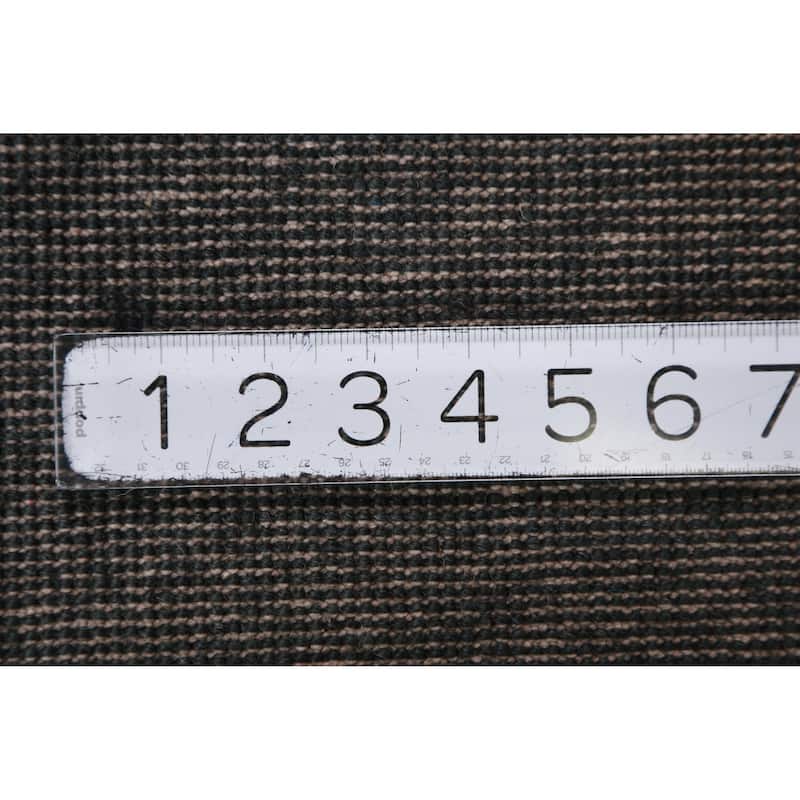 Hand Knotted Oriental 100% Wool Carpet Modern Solid Greys & Charcoal Gabbeh Area Rug - 9' 0'' X 6' 1''