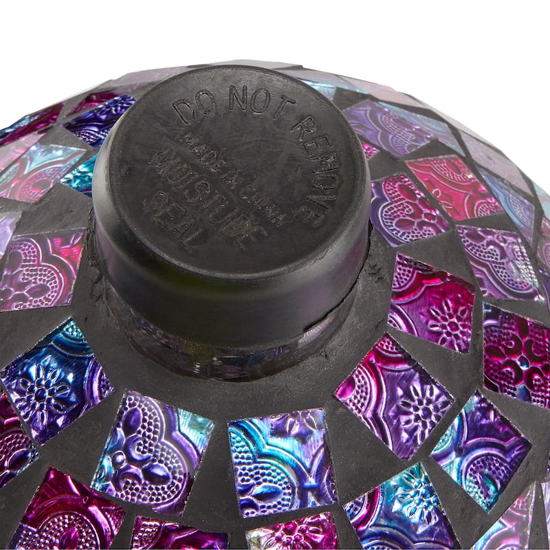 10 Inch Gazing Globe Shinning Purple