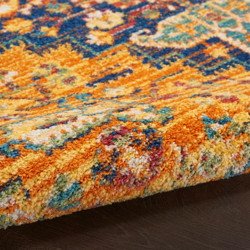 Nourison Allur Boho Contemporary Medallion Persian Area Rug