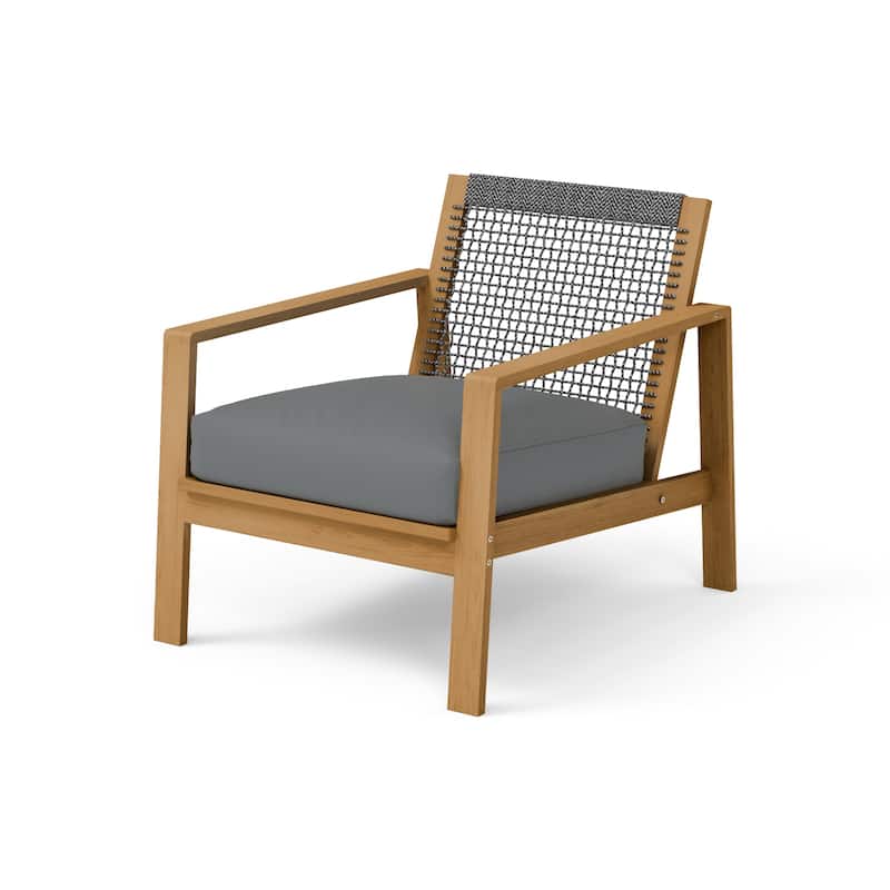 4-piece Furniture Set Outdoor Patio Conversation Set Acacia Wood