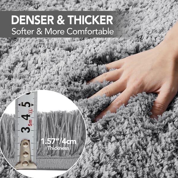 dimension image slide 0 of 13, Deconovo Super Absorbent & Thick Bath Mat Rugs (1 PC)