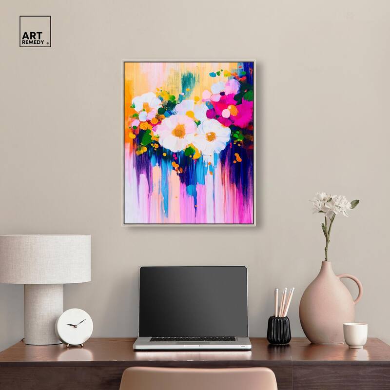 Contrast of Purity I Canvas by Art Remedy