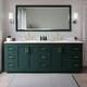 Option Green / White Quartz Top / Brushed Gold Hardware