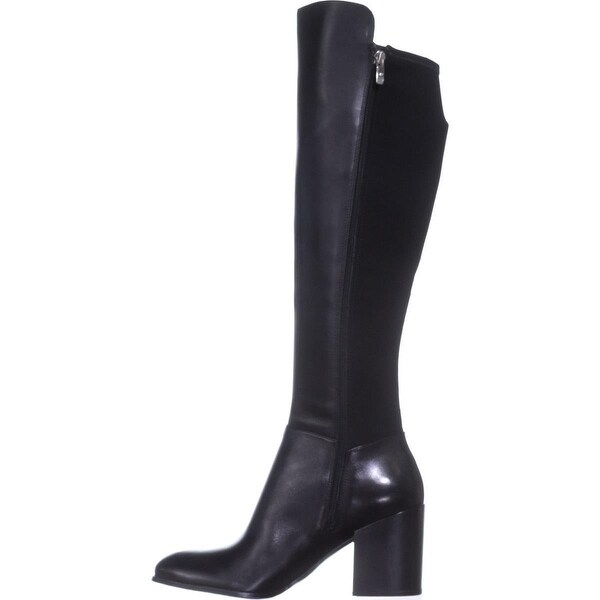 marc fisher black leather boots