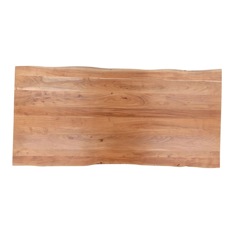 Furniture Classics Willis Natural Acacia X Base Rustic Dining Table