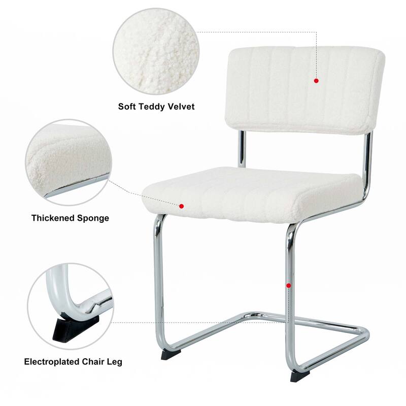 Teddy Dining Chair(set of 4) - White