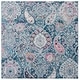 preview thumbnail 38 of 111, SAFAVIEH Madison Belle Boho Glam Paisley Pattern Area Rug 4' Square - Blue/Grey - Square