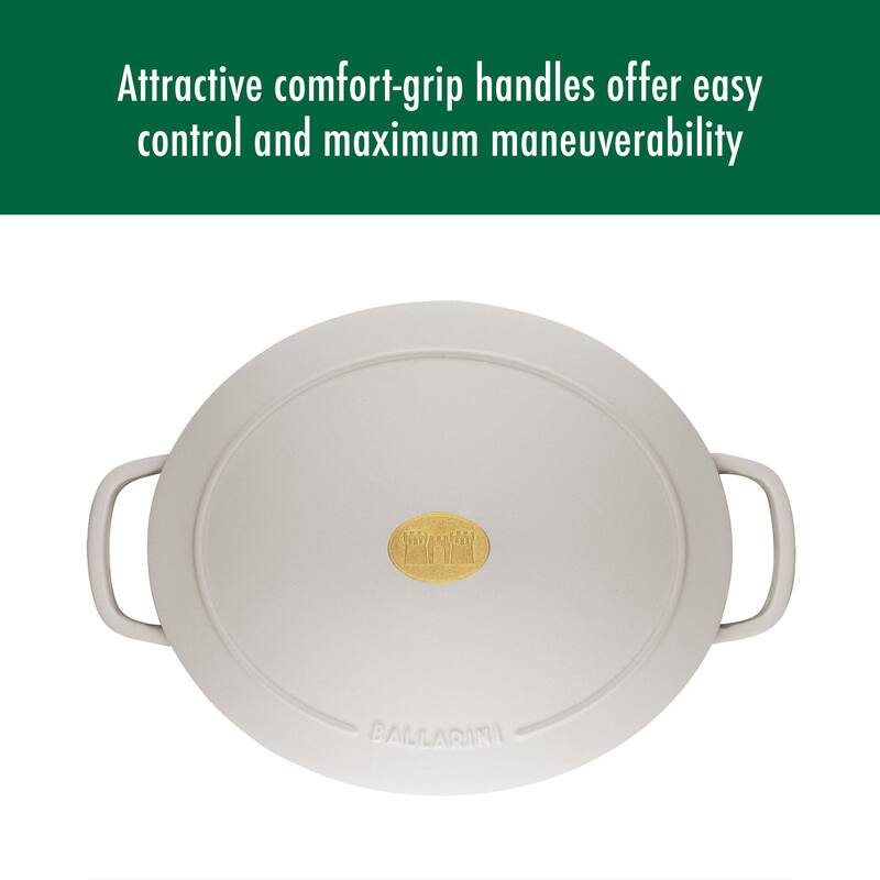 BALLARINI Bellamonte Cast Iron 4.75-qt Oval Dutch Oven - 5-qt