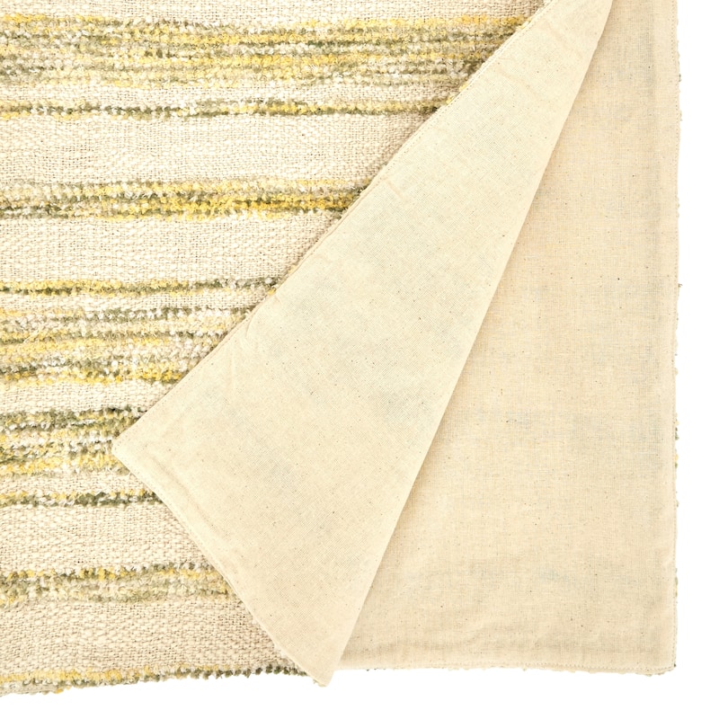 Table Runner With Striped Woven Design