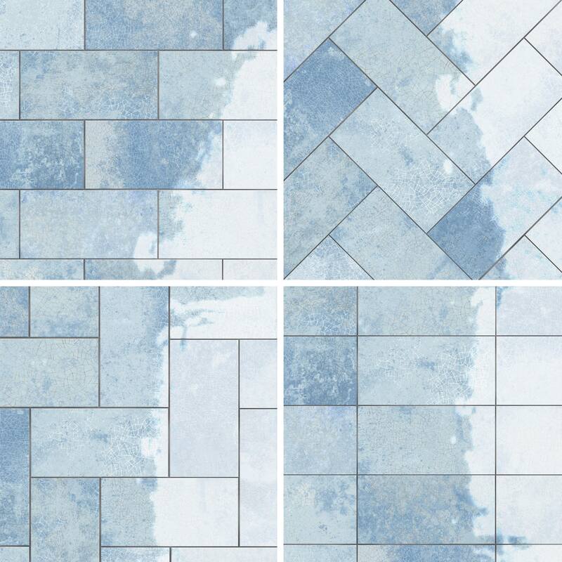Merola Tile Myst Hotspring 4" x 8" Ceramic Wall Tile
