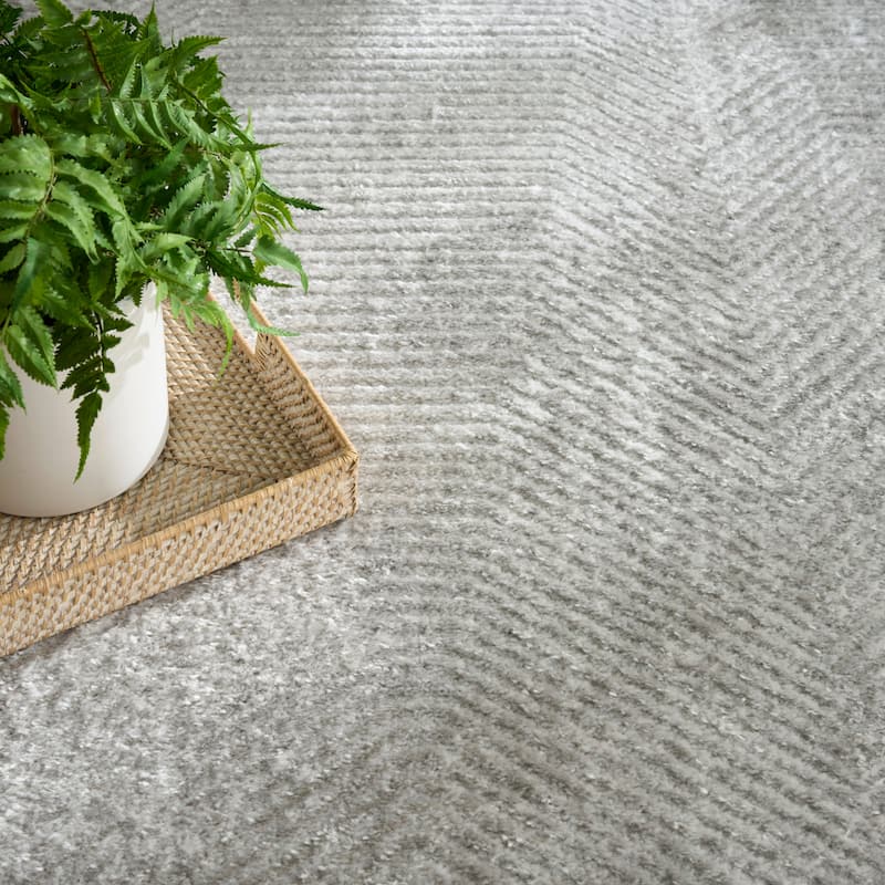 Nourison Home Dekor Indoor only Grey Persian Area Rug