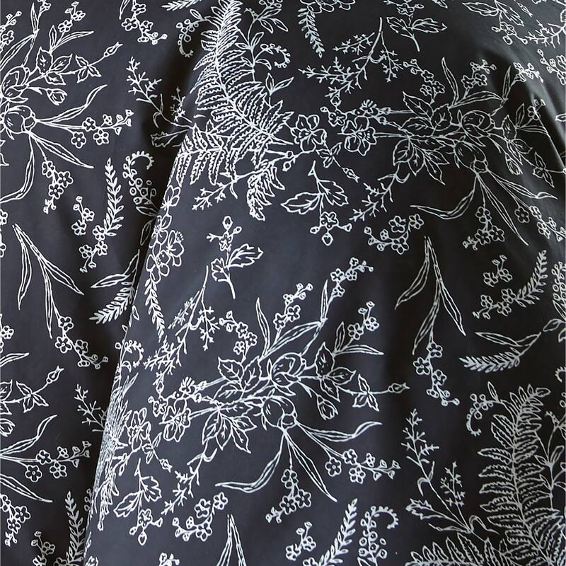 Winter Brush Botanical Duvet Cover and Sham Set