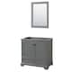 Option Dark Gray, Black Trim, No Top