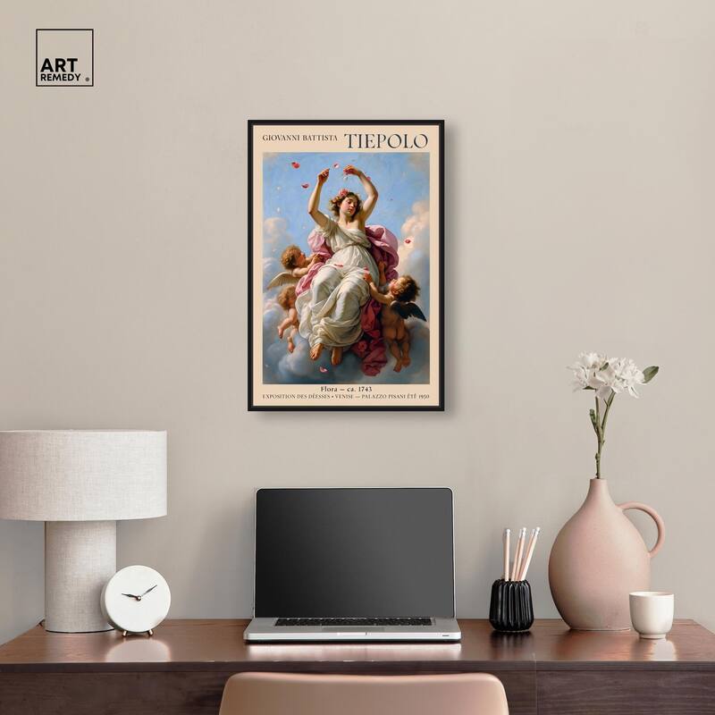 Flora in the Venetian Sky Canvas by Art Remedy