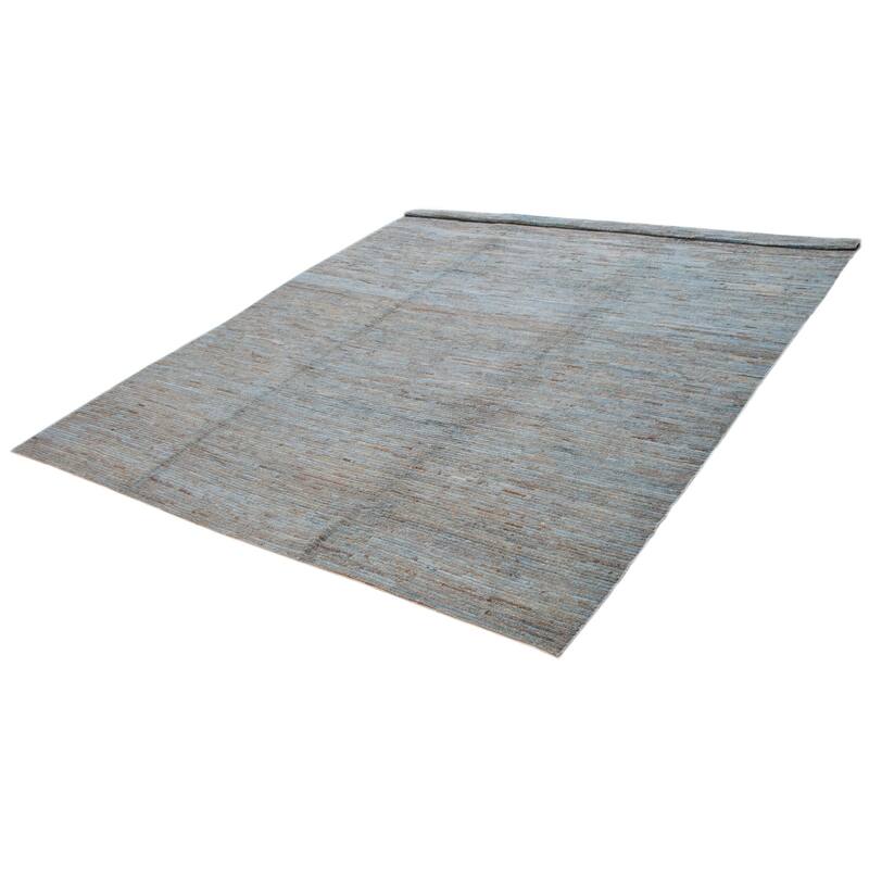 ECARPETGALLERY Hand-knotted Finest Peshawar Ziegler Blue Wool Rug - 10'7 x 12'4