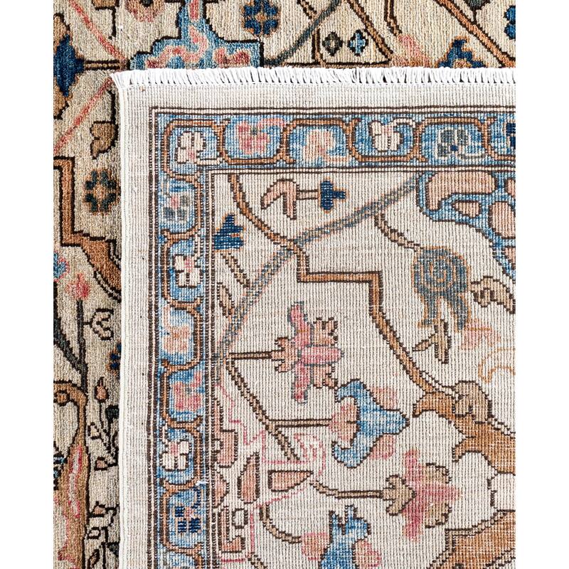 Serapi One-of-a-Kind Hand-Knotted Area Rug - Ivory - 9' 2" x 11' 9"