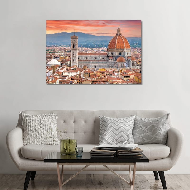 iCanvas "Il Duomo Florence Sunset,Italy" by Susanne Kremer Canvas Print - 32x48x1.5