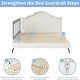 preview thumbnail 9 of 11, Toddler Bed Rail with Detachable Guardrail & Safety Strap