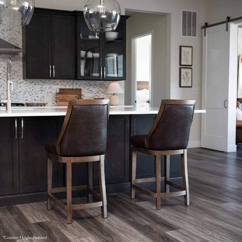 Maven Lane Vienna Swivel Kitchen Stool