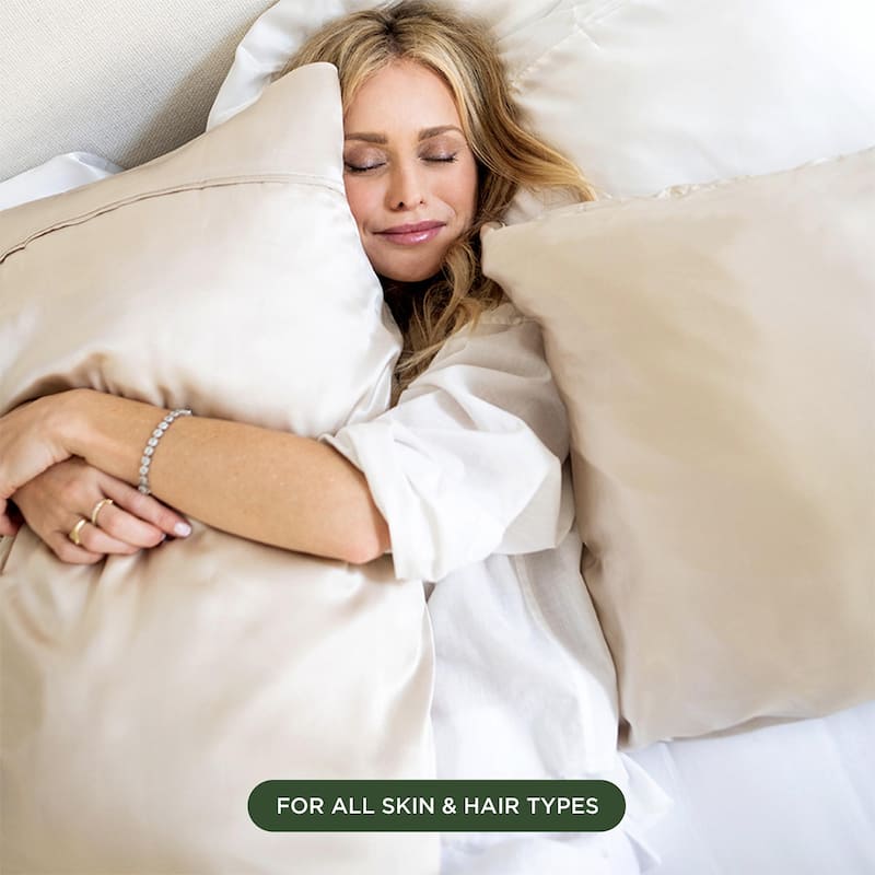 NIGHT® Dual-Sided Silk & Eucalpyptus Pillowcase