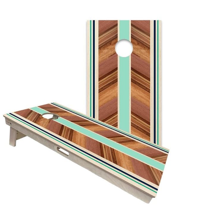 Surf Board Elin Surf Board Regulation 2x4 Cornhole Board Set - All-Weather - Include Case + LED Lights