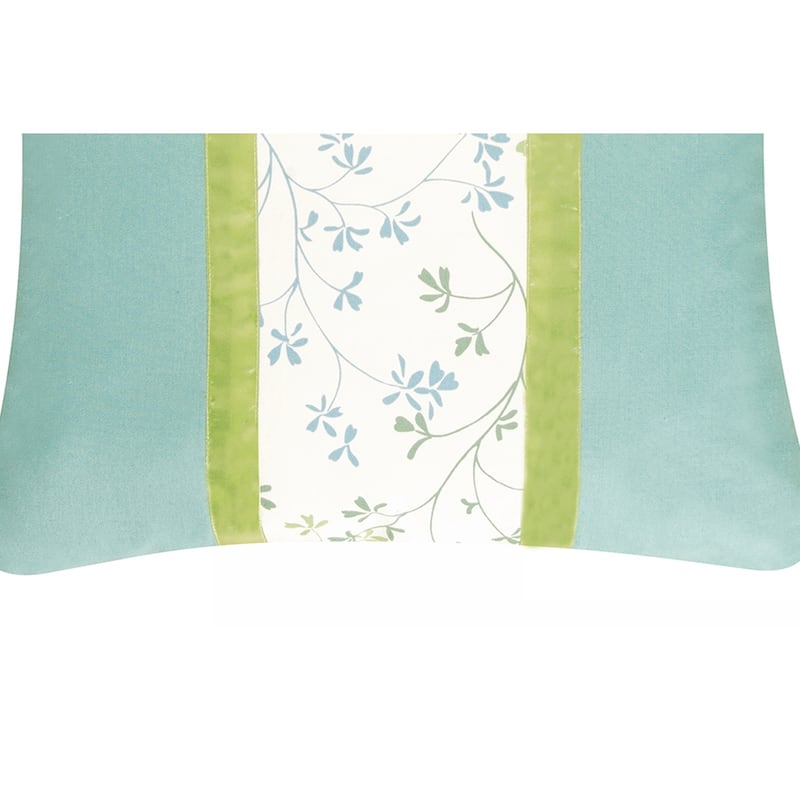 18" x 18" Patch Stripes Pieced Pillow