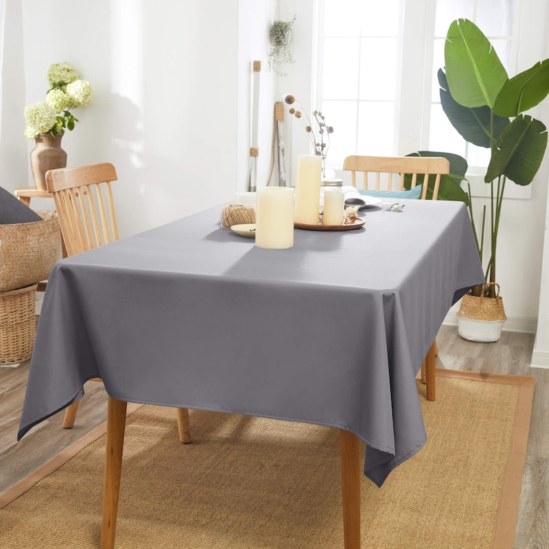 Deconovo Waterproof Solid Tablecloth 1 PC