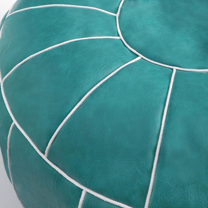 Handmade Round Pouf Foot Stool Ottoman