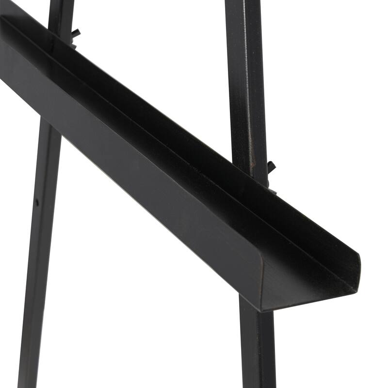 Metal Tall Adjustable 2 Tier Display Easel - Black - Roche River Decor