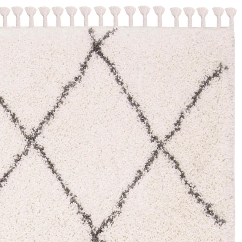 SAFAVIEH Moroccan Fringe Shag Leoma 2-inch Thick Rug