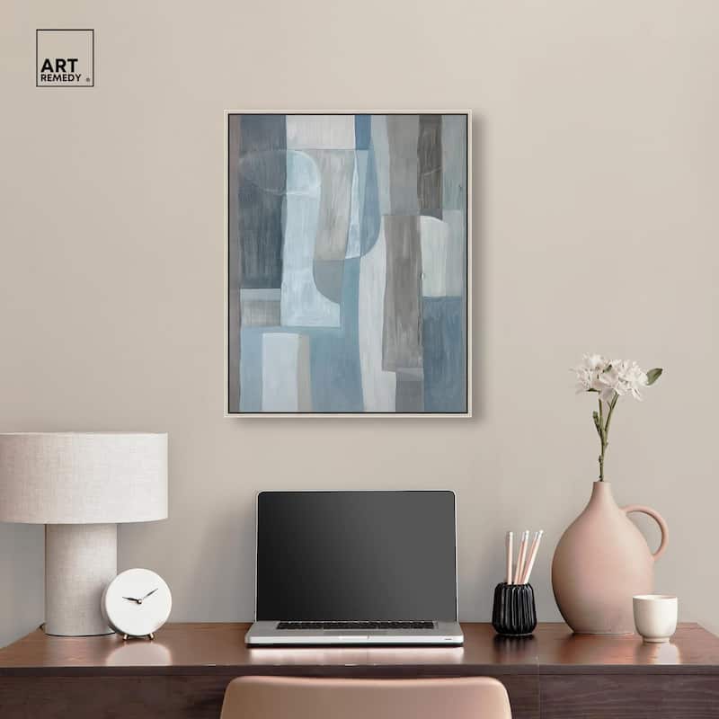 Tessellated Tones III Canvas by Art Remedy