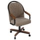 preview thumbnail 16 of 17, Casual Dining Cushion Swivel-and-Tilt Rolling Caster Chair
