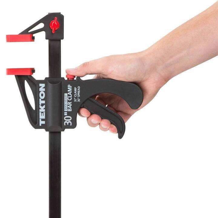 TEKTON 2-Piece Ratchet Clamp Spreader Set, Red-Black, 30x36 Inches - 30x36 Inches