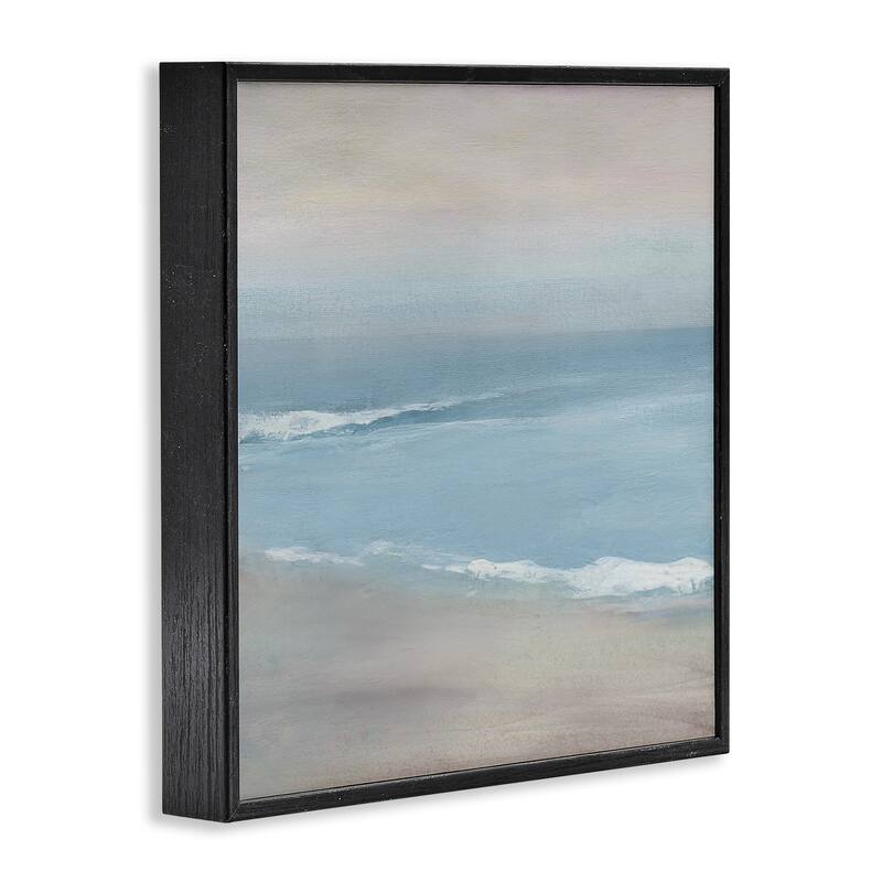Stupell Coalescing Ocean & Shore Framed Giclee Art Design By Carol Robinson