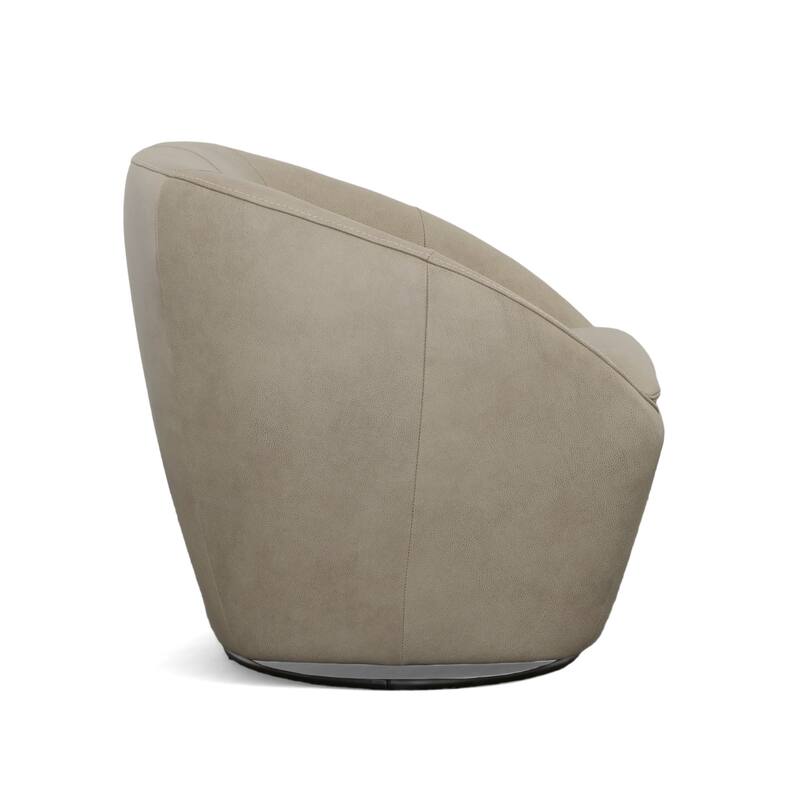Wade Brown Leather 360° Swivel Chair by Flexsteel