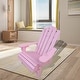 preview thumbnail 2 of 4, Outdoor or indoor Wood children Adirondack chair - N/A