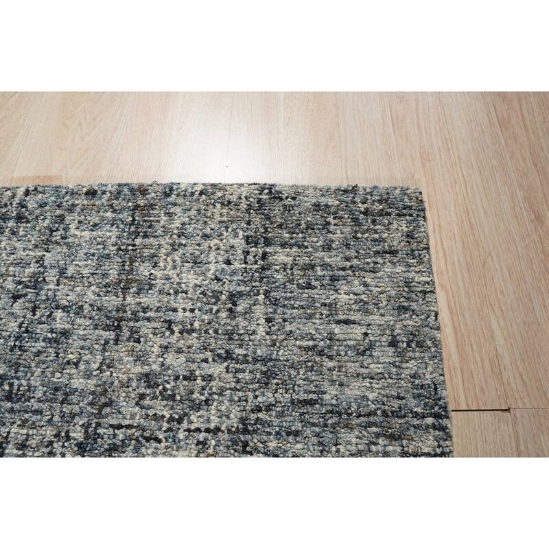 Hand-Tufted Wool Modern Tufted Loop Rug, 5' x 8', Light Brown Area Rug, Elegant Soft Texture for Bedroom or Office - L