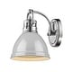 preview thumbnail 3 of 12, Golden Lighting Duncan Single Light 9" Tall Bathroom Sconce