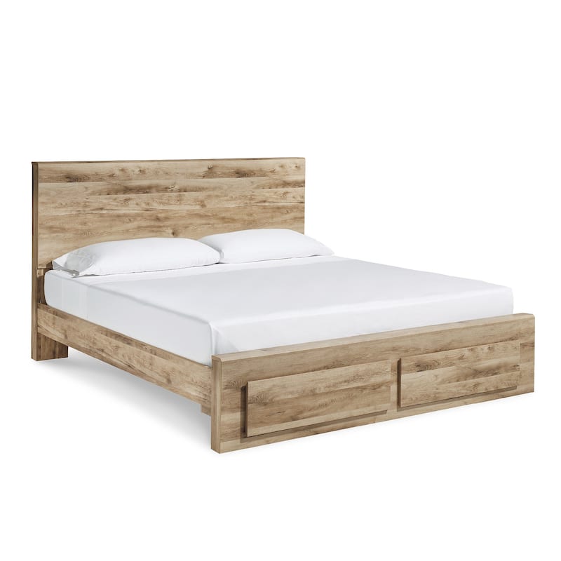 Signature Design by Ashley Hyanna Tan Brown Storage Bed
