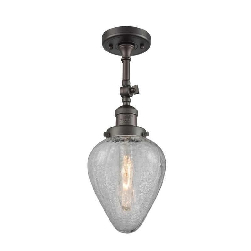 Innovations Lighting Geneseo Single Light 6-1/2" Wide Semi-Flush